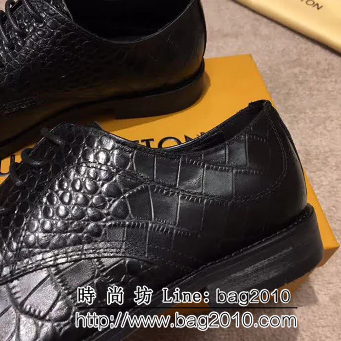 路易威登LV 頂級品質 2019春款專櫃同步發售 男士牛皮鞋 8FX2056